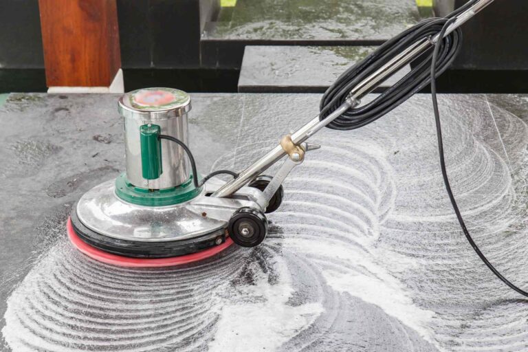 washing floor